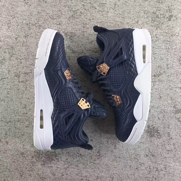 Authentic Air Jordan 4 Premium Navy